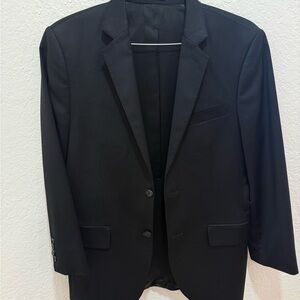 BLACK EXPRESS SUIT. BLAZER, PANT, & VEST